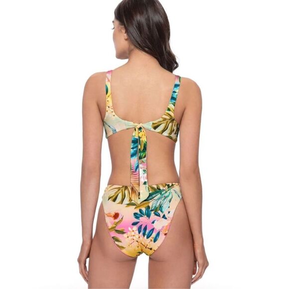 New. Pilyq reversible tropical print bikini. Retails $156. Medium - Picture 8 of 14
